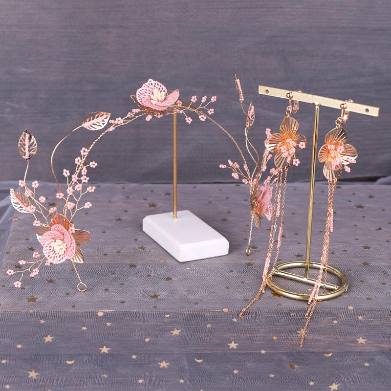 Wedding Jewelry Sets Sweet Pink Headband Long Tassel Earrings Set Hollow Flower Butterfly Bridel Handmade Bride Accessories XL, Slivery;golden
Wedding Jewelry Sets Sweet Pink Headband Long Tassel Earrings Set Hollow Flower Butterfly Bridel Handmade Bride Accessories XL, Slivery;golden
