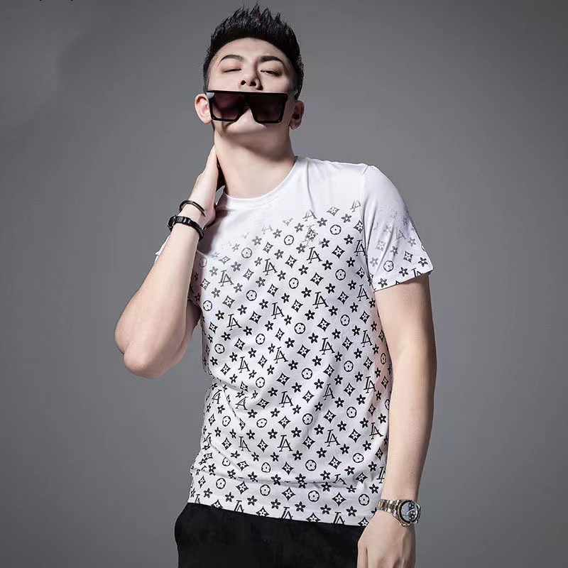 Fashion T-Shirt Men Slim Printing Personalized Trend Short Sleeve O-Neck Male Tees New 2023 Summer Clothes Black White M-4XL
Fashion T-Shirt Men Slim Printing Personalized Trend Short Sleeve O-Neck Male Tees New 2023 Summer Clothes Black White M-4XL