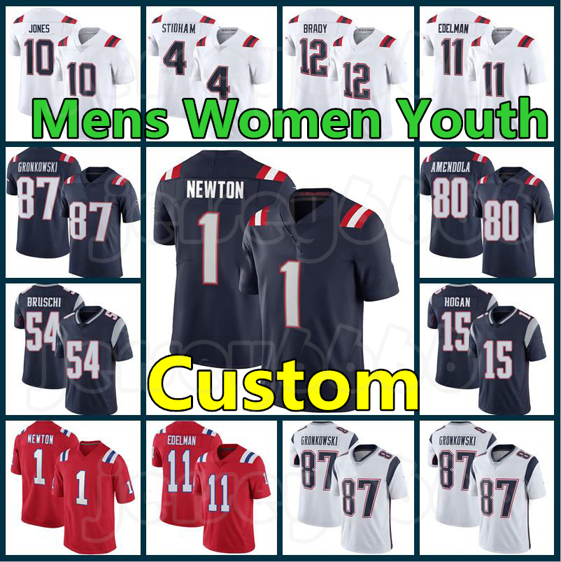Custom Men New 1 Cam Newton England 11 Julian Edelman Patriot 24 Stephon Gilmore 54 Dont'a Hightower Jarrett Stidham Football jerseys, Custom youth (aiguozhe)
Custom Men New 1 Cam Newton England 11 Julian Edelman Patriot 24 Stephon Gilmore 54 Dont'a Hightower Jarrett Stidham Football jerseys, Custom youth (aiguozhe)