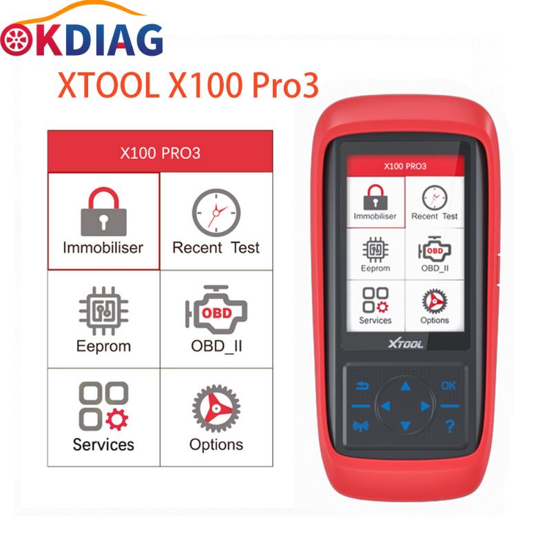 Diagnostic Tools XTOOL X100 PRO3 OBD2 Car Code Scanner Professional Key Programmer Tool ECU Reset Multi-language PRO2 Upgrade
Diagnostic Tools XTOOL X100 PRO3 OBD2 Car Code Scanner Professional Key Programmer Tool ECU Reset Multi-language PRO2 Upgrade