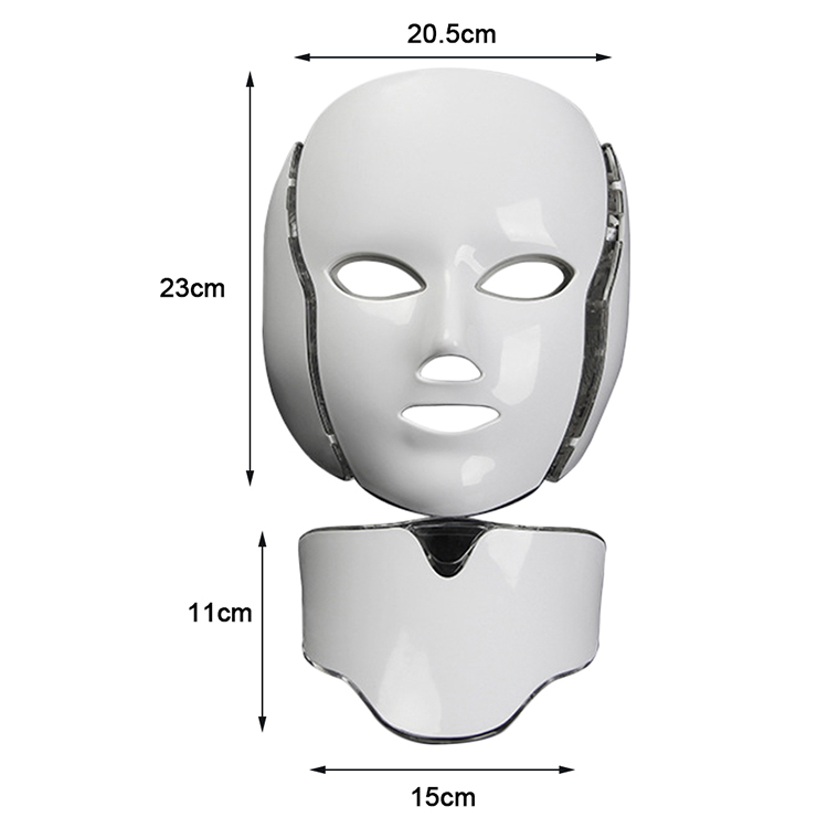 7 colors led light face therapy pdt led mask facial mask facia beauty machine wholesale