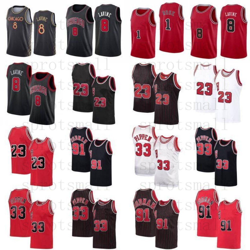 Zach 8 LaVine City Derrick 1 Rose Basketball Jersey Mens 23 Dennis 91 Rodman Scottie 33 Pippen Red White Black Stripe Shirt, 15
Zach 8 LaVine City Derrick 1 Rose Basketball Jersey Mens 23 Dennis 91 Rodman Scottie 33 Pippen Red White Black Stripe Shirt, 15
