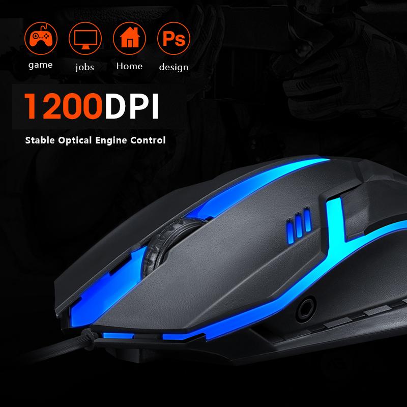 Mice LED Wired Mouse USB Computer Gaming Silent Ergonomic Mause With Seven Colour Backlight For PC Laptop
Mice LED Wired Mouse USB Computer Gaming Silent Ergonomic Mause With Seven Colour Backlight For PC Laptop
