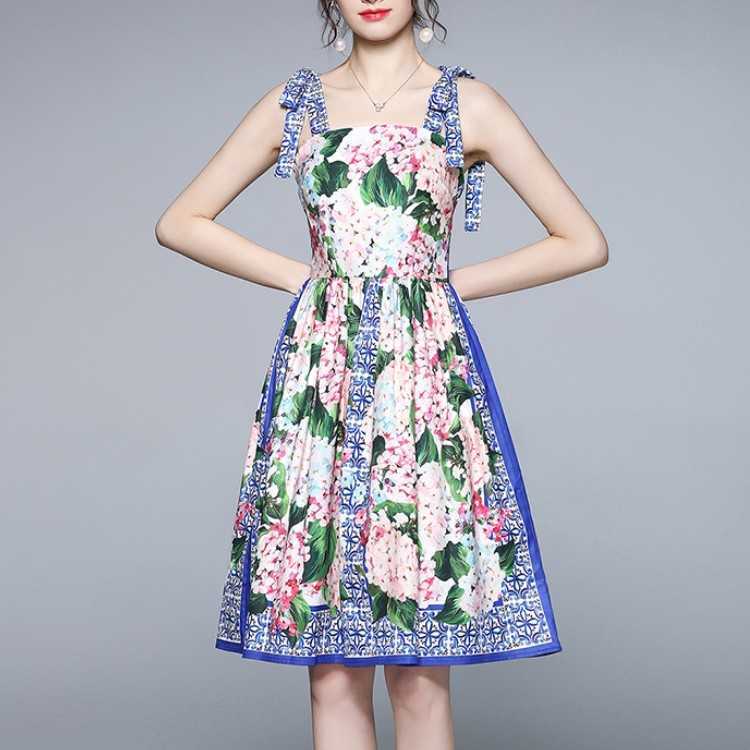 Fashion Summer Boho Dress Women's Spaghetti Strap Blue and white Floral Printed Casual Slim vestidos 210526, Photo color
Fashion Summer Boho Dress Women's Spaghetti Strap Blue and white Floral Printed Casual Slim vestidos 210526, Photo color