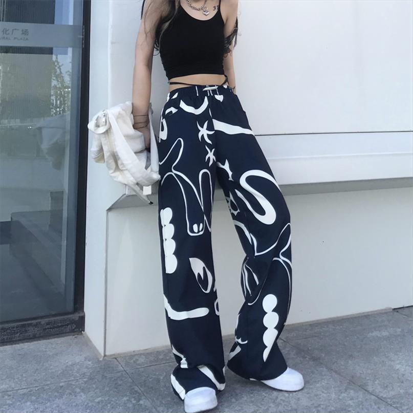 streetwear hip hop printing women pant high waist casual summer fashion straight baggy vintage girl wide leg trouser, Black;white
streetwear hip hop printing women pant high waist casual summer fashion straight baggy vintage girl wide leg trouser, Black;white