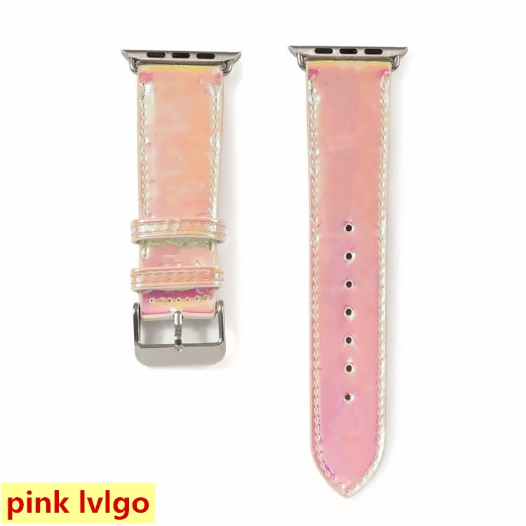 For 38mm 40mm 42mm 44mm Fashion Designer Watch Straps iWatch Series 5 4 3 2 1 Wristbands High-grade Top Quality Leather Smart Bands Watchband