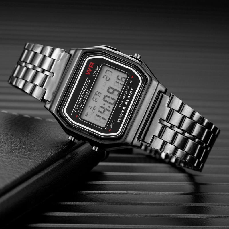 Digital Watch Men Chronograph Alarm LED Women Watches Electronic Wristwatch Waterproof Military Relogio Masculino Wristwatches, Slivery;brown
Digital Watch Men Chronograph Alarm LED Women Watches Electronic Wristwatch Waterproof Military Relogio Masculino Wristwatches, Slivery;brown