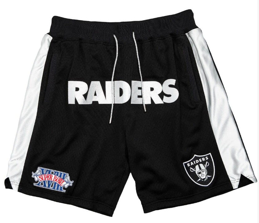 Las VegasRaidersMen Football shorts JUST DON By Mitchell & Ness MEN summer Pocket Retro PANTS S-3XL, Black;red
Las VegasRaidersMen Football shorts JUST DON By Mitchell & Ness MEN summer Pocket Retro PANTS S-3XL, Black;red