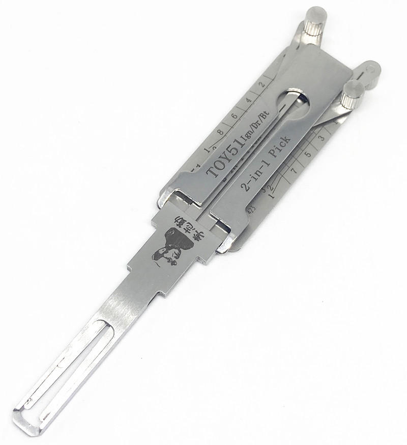 2021 Genuine LISHI TOY51(VA8) 2 IN1 Lock Pick and Decoder Locksmith Tool For AUTO TOYOTA
2021 Genuine LISHI TOY51(VA8) 2 IN1 Lock Pick and Decoder Locksmith Tool For AUTO TOYOTA