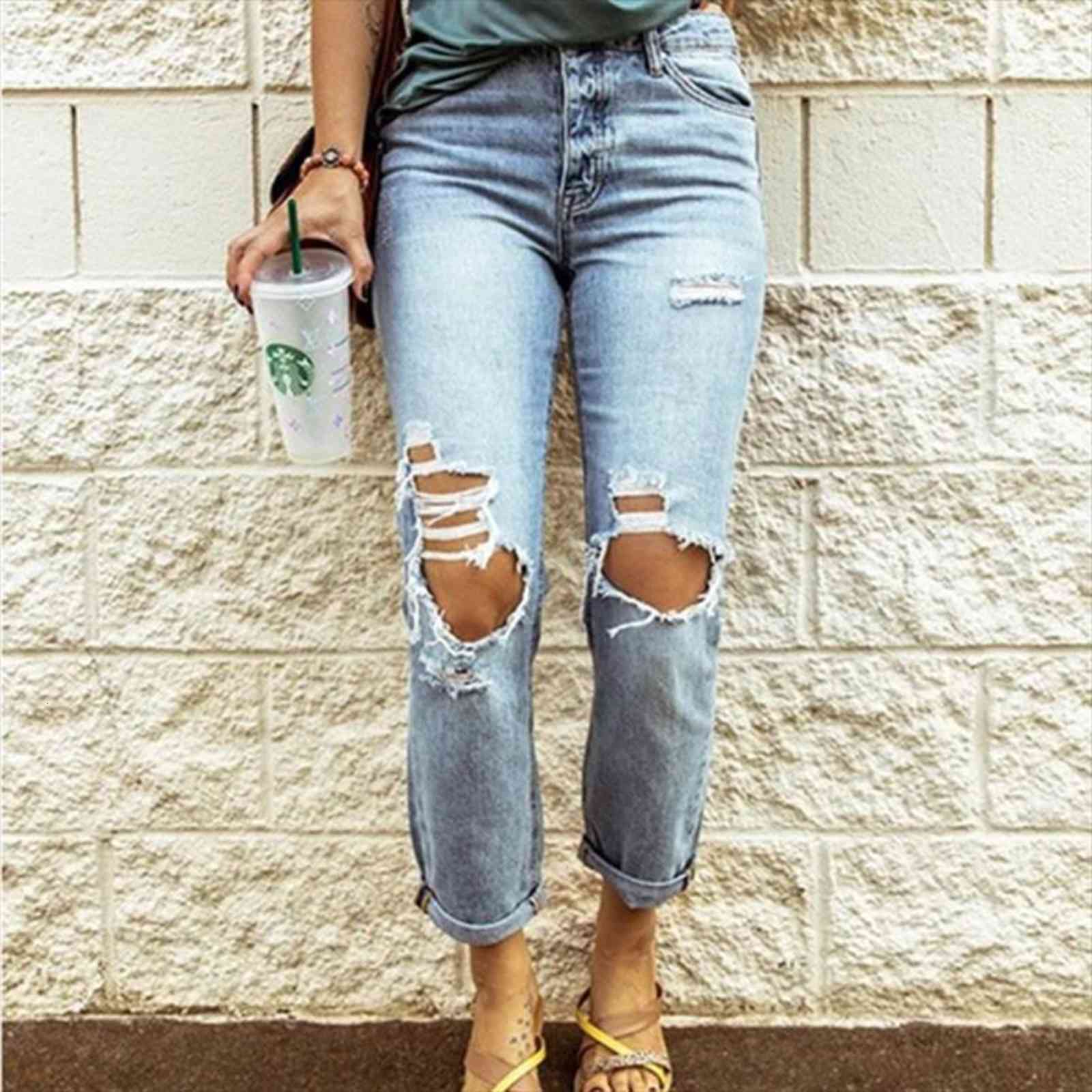 high waist bleached ripped womens jean mom autumn winter fashion casual hole straight pants trousers denim blue
high waist bleached ripped womens jean mom autumn winter fashion casual hole straight pants trousers denim blue