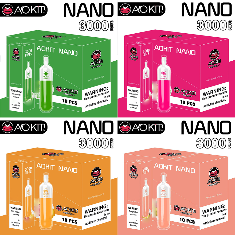 Authentic Aokit Nano Disposable E cigarettes 3000 Puffs Vape Pen 8ml Pre-filled Pods Cartridges Vaporizers 1100mAh Battery Vapors zozo bar lux cube omi pro plus bang
Authentic Aokit Nano Disposable E cigarettes 3000 Puffs Vape Pen 8ml Pre-filled Pods Cartridges Vaporizers 1100mAh Battery Vapors zozo bar lux cube omi pro plus bang