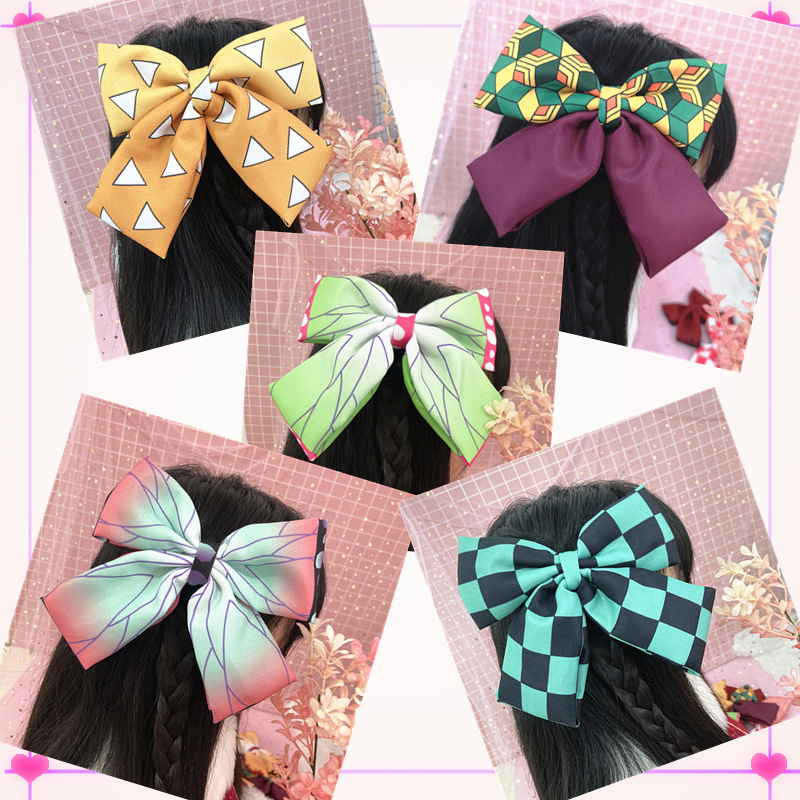 Demon Slayer Cosplay Headwear Bowknot Rubber Band Tanjiro Head Rope Hair Accessories
Demon Slayer Cosplay Headwear Bowknot Rubber Band Tanjiro Head Rope Hair Accessories