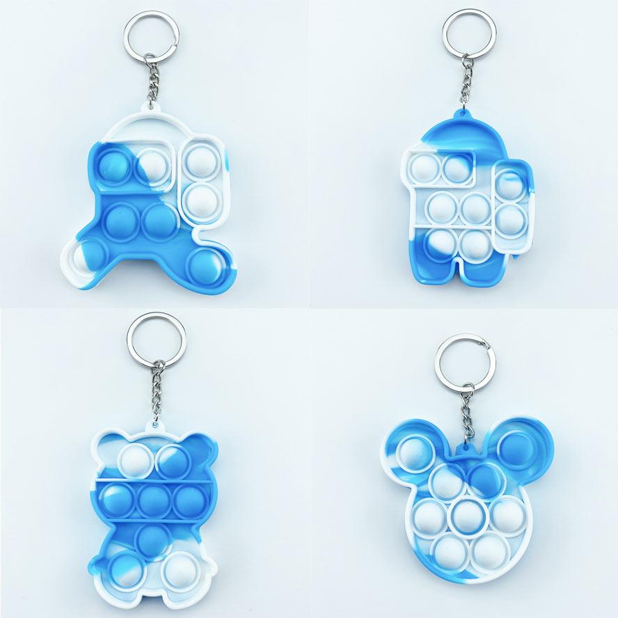 2021 Push Fidget toys keychain Favor for children adult decompression toy silicone camo rainbow rodent pioneer anti Stress Bubbles Board key
2021 Push Fidget toys keychain Favor for children adult decompression toy silicone camo rainbow rodent pioneer anti Stress Bubbles Board key