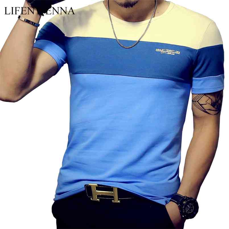 Fashion Brand Men's Short Sleeve T Shirt Summer O Neck Patchwork Men Plus Size Hip Hop op ees M-5XL 210721, 1644 navy
Fashion Brand Men's Short Sleeve T Shirt Summer O Neck Patchwork Men Plus Size Hip Hop op ees M-5XL 210721, 1644 navy