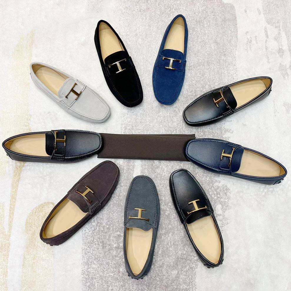 Designer Metal Buckle Men Casual Shoes High Quality Flat Business Small Leather Shoe Fashion Comfortable Versatile Loafers Classic Non-slip Wearproof Slip-On, Color1
Designer Metal Buckle Men Casual Shoes High Quality Flat Business Small Leather Shoe Fashion Comfortable Versatile Loafers Classic Non-slip Wearproof Slip-On, Color1