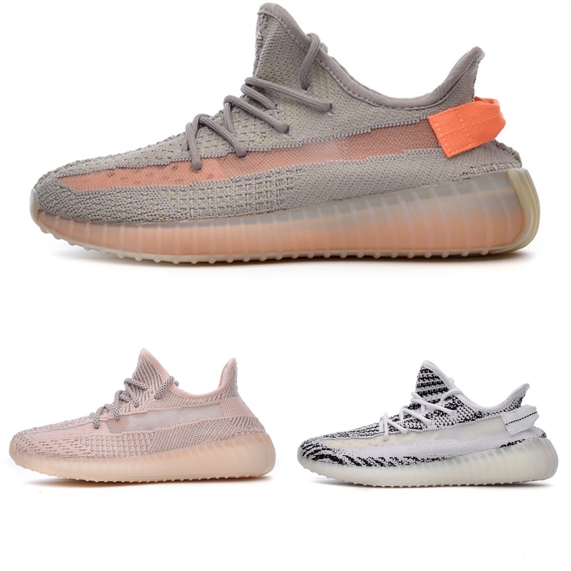 O8gqj chaussures de course 350 hommes naturels asriel carbone frêne bleue perlkanye ouest 350 zèbre chaussette de caille fondue queue de queue vs