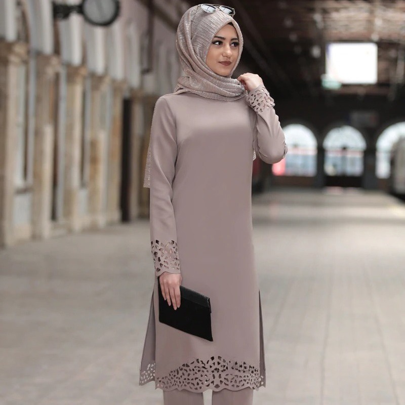 turkey muslim dress women long top hollow solid islamic clothing hijab dresses moroccan kaftan jilbab party vestidos abaya 2021
turkey muslim dress women long top hollow solid islamic clothing hijab dresses moroccan kaftan jilbab party vestidos abaya 2021