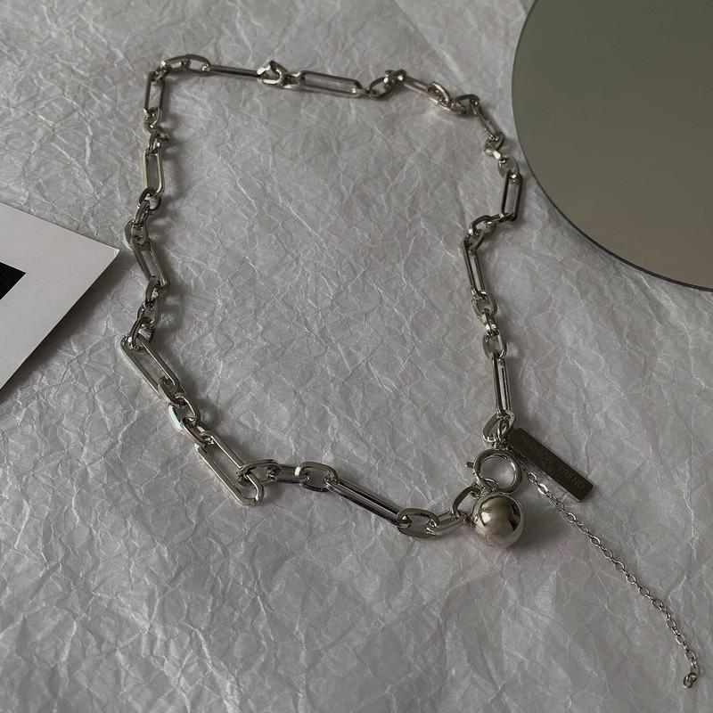 Pendant Necklaces Fashion Letter Geometric Round Ball Necklace For Women Girls Statement Hollow Mix Chunky Chain Choker Jewelry, Silver
Pendant Necklaces Fashion Letter Geometric Round Ball Necklace For Women Girls Statement Hollow Mix Chunky Chain Choker Jewelry, Silver
