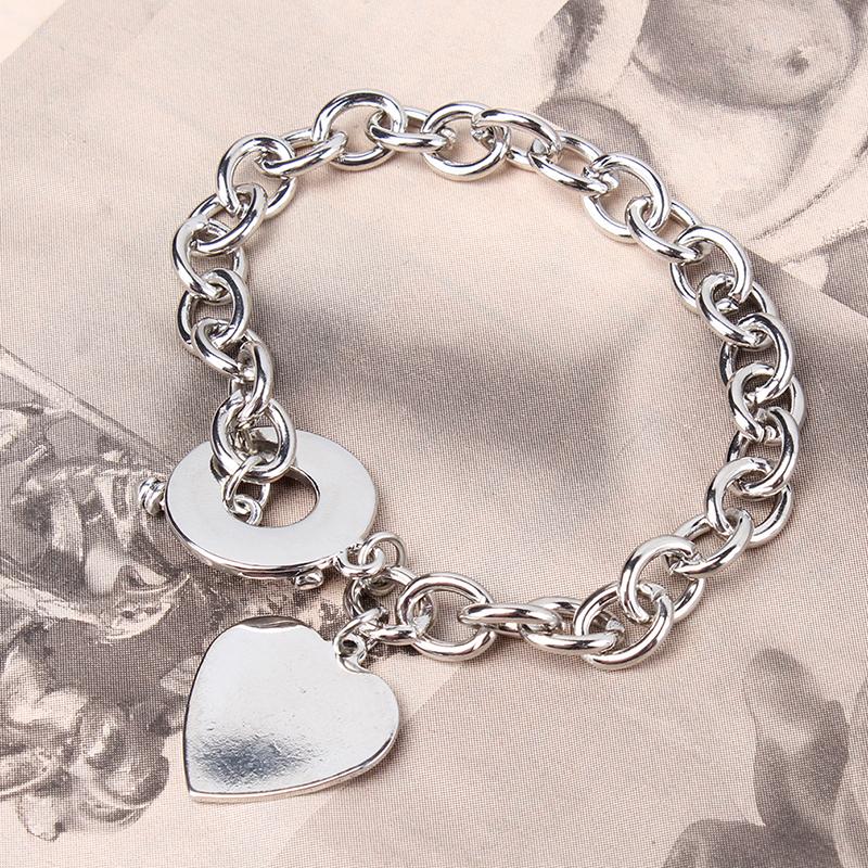 Earrings & Necklace Women Stainless Steel High Quality Charm Chain Heart Toggle Silver Color Bracelet Jewelry Sets 
Earrings & Necklace Women Stainless Steel High Quality Charm Chain Heart Toggle Silver Color Bracelet Jewelry Sets