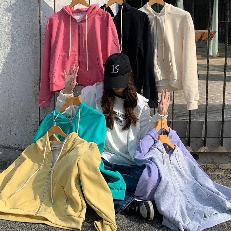 women's jackets casual hoodie, eight sweet colors autumn women's clothing solid female hoodie (f4480) wwnj, Black;brown
women's jackets casual hoodie, eight sweet colors autumn women's clothing solid female hoodie (f4480) wwnj, Black;brown