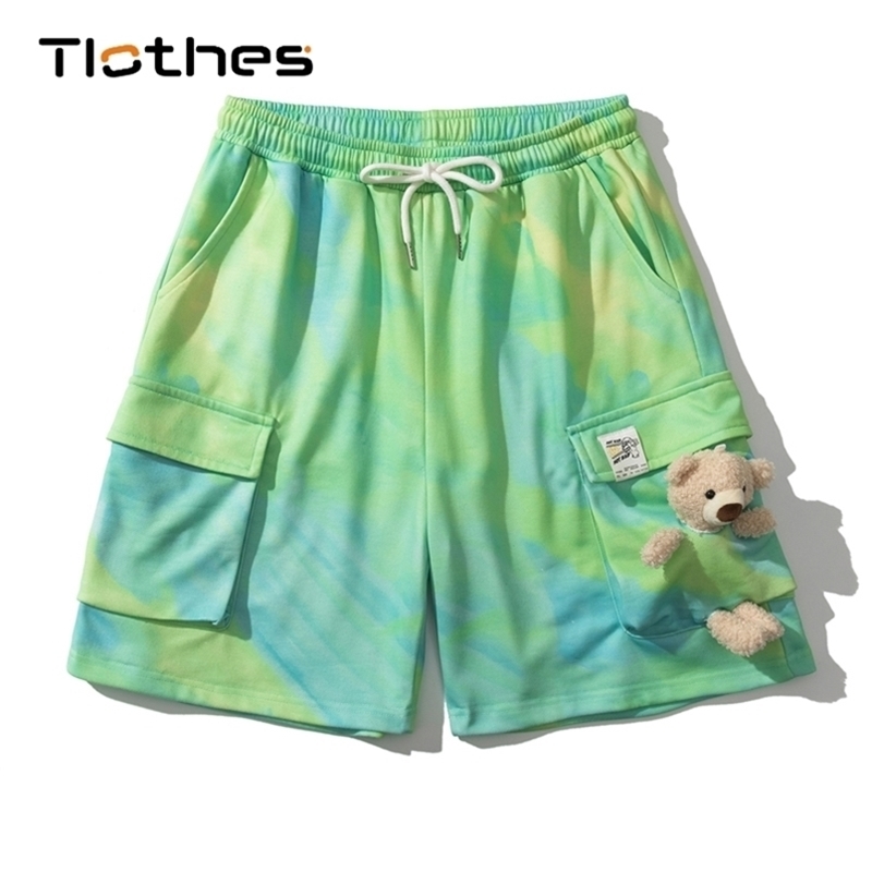 Summer Running Shorts Men Drawstring Cotton Cargo Pants Sports Outdoor Fitness Loose Tie Dye Skateboard Casual 210716, 15
Summer Running Shorts Men Drawstring Cotton Cargo Pants Sports Outdoor Fitness Loose Tie Dye Skateboard Casual 210716, 15