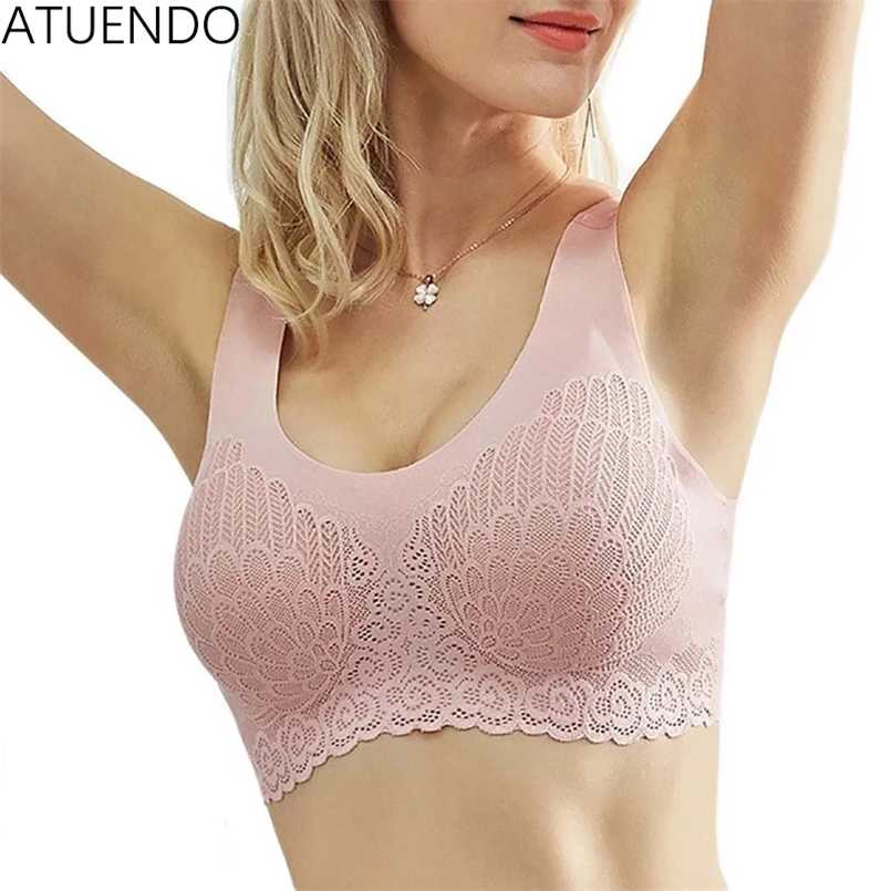 ATUENDO 3Pcs Plus Size Seamless Sexy Bra for Women Underwear Push Up Bralette with Pad Vest Top Wire Free Brassiere Drop 211110
ATUENDO 3Pcs Plus Size Seamless Sexy Bra for Women Underwear Push Up Bralette with Pad Vest Top Wire Free Brassiere Drop 211110