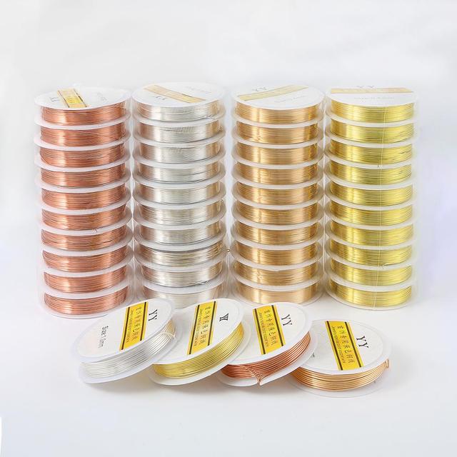 0.3-1.0mm Silver Gold Copper Thread Rope Cord Colorfast Beading Wire Line For DIY Bracelet Necklace Crafts Making Jewelry, Blue;slivery
0.3-1.0mm Silver Gold Copper Thread Rope Cord Colorfast Beading Wire Line For DIY Bracelet Necklace Crafts Making Jewelry, Blue;slivery