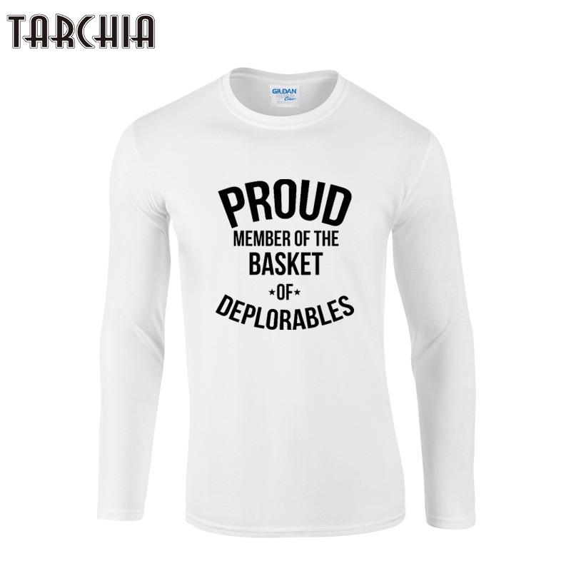 Shirt Men PPROUD OF DEPLORABLE Long Sleeve 2021 Autumn Spring Brand Clothing High Quality O Neck Male Tshirt Tops Men's T-Shirts, Black
Shirt Men PPROUD OF DEPLORABLE Long Sleeve 2021 Autumn Spring Brand Clothing High Quality O Neck Male Tshirt Tops Men's T-Shirts, Black