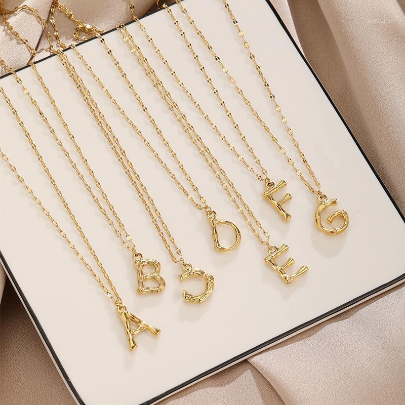 Chains Simple Design 26 English Letters Pendant Necklace For Women Gold Letter Name Choker Clavicle Chain Anniversary Jewelry Gifts
Chains Simple Design 26 English Letters Pendant Necklace For Women Gold Letter Name Choker Clavicle Chain Anniversary Jewelry Gifts