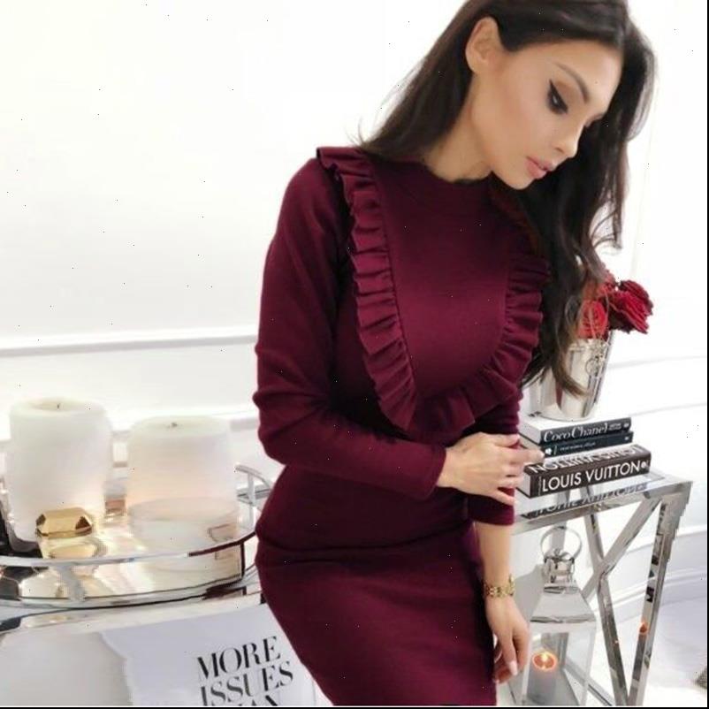 women vintage womens dresses ruffled sheath party mini dress long sleeve o neck solid elegant casual winter fashion, Black;gray
women vintage womens dresses ruffled sheath party mini dress long sleeve o neck solid elegant casual winter fashion, Black;gray