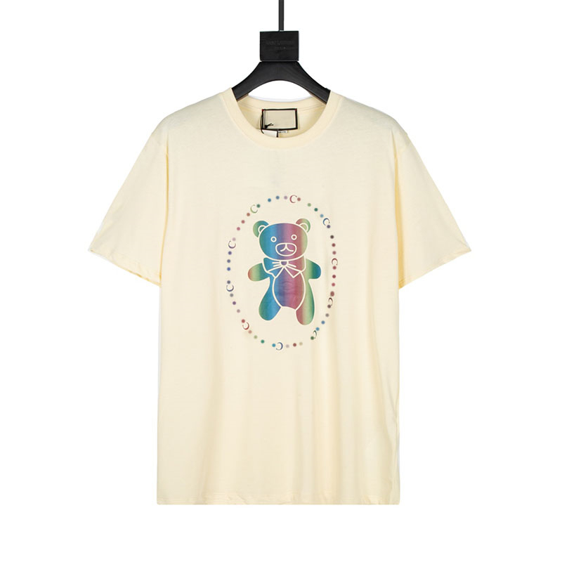21ss Fashion Men T Shirt Summer Short Sleeve Women Tshirt Color Bear Print Luxurys Designers T Shirt Men 2021 210534V, White;black
21ss Fashion Men T Shirt Summer Short Sleeve Women Tshirt Color Bear Print Luxurys Designers T Shirt Men 2021 210534V, White;black