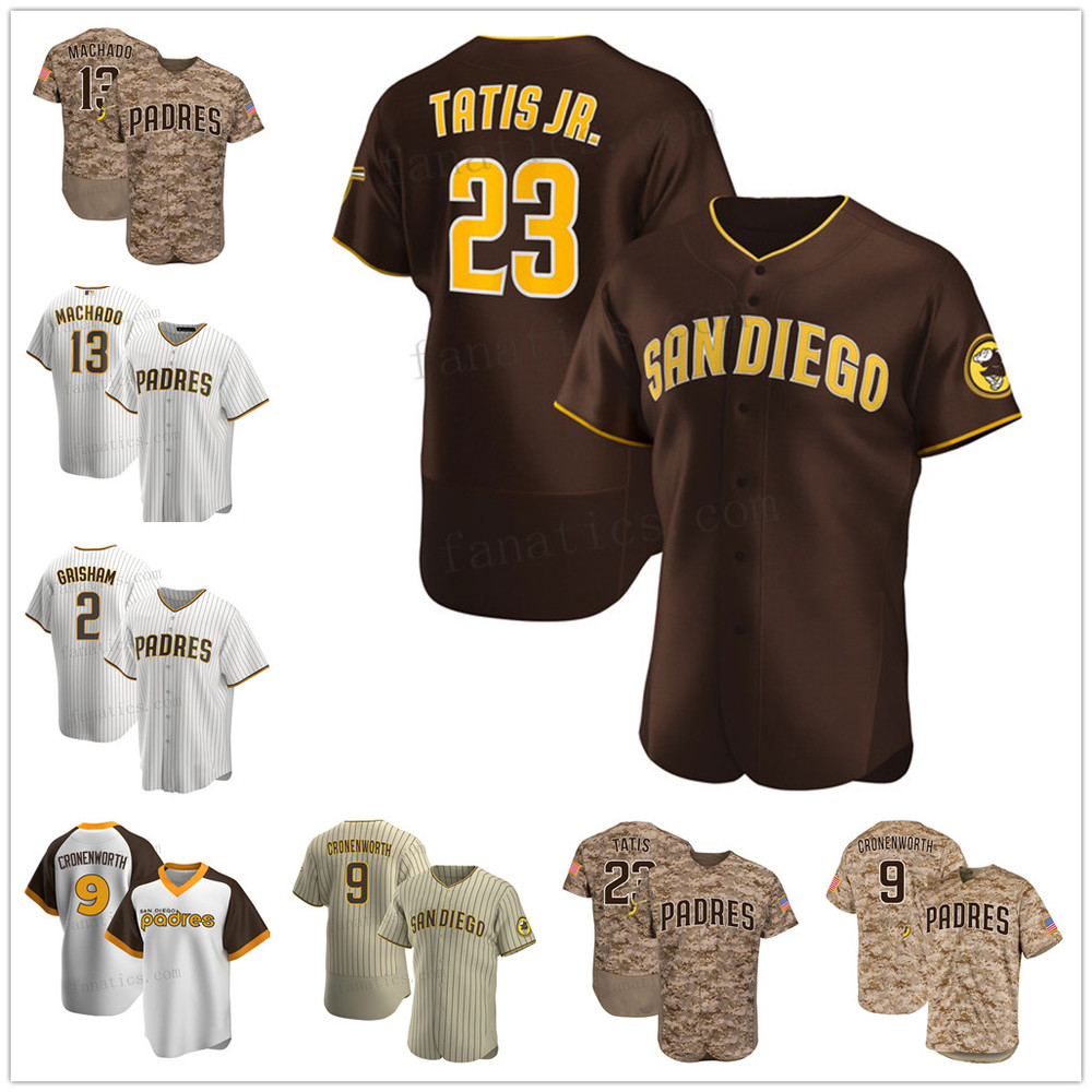 San Diego 23 Fernando Tatis Jr. Jersey #9 Jake Cronenworth Manny Machado Custom Trent Grisham Adam Frazier Eric Hosmer Tony Gwynn Baseball Jerseys 100% Stitched, Mens /coolbase/brown+patch
San Diego 23 Fernando Tatis Jr. Jersey #9 Jake Cronenworth Manny Machado Custom Trent Grisham Adam Frazier Eric Hosmer Tony Gwynn Baseball Jerseys 100% Stitched, Mens /coolbase/brown+patch