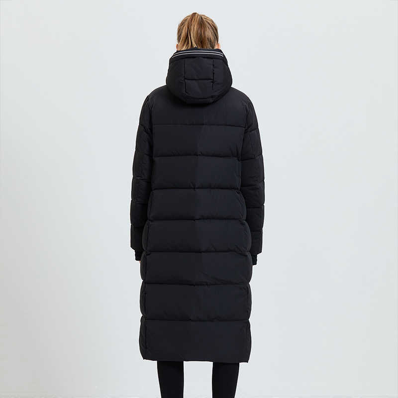 Tiger Force Women's Winter Jacket Woman Long Coat Female Fashion Casual Parkas Warm Hooded Overcoat 211011