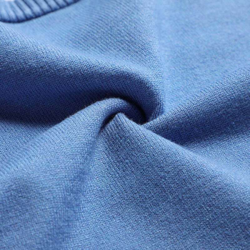 Men Autumn Casual 3D Pattern Knitted Wool Thick Warm Sweater Pullover Men Winter Fashion Fleece O-Neck Sweater Coat Men 210929