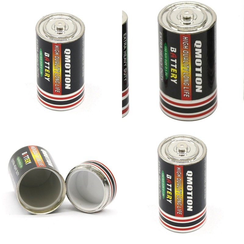 Battery Secret Stash Diversion Pill Box Middle Size Herb Tobacco Storage Jar Hidden Money Container 25x49mm Zinc Alloy Stash 451 R2, As picture
Battery Secret Stash Diversion Pill Box Middle Size Herb Tobacco Storage Jar Hidden Money Container 25x49mm Zinc Alloy Stash 451 R2, As picture