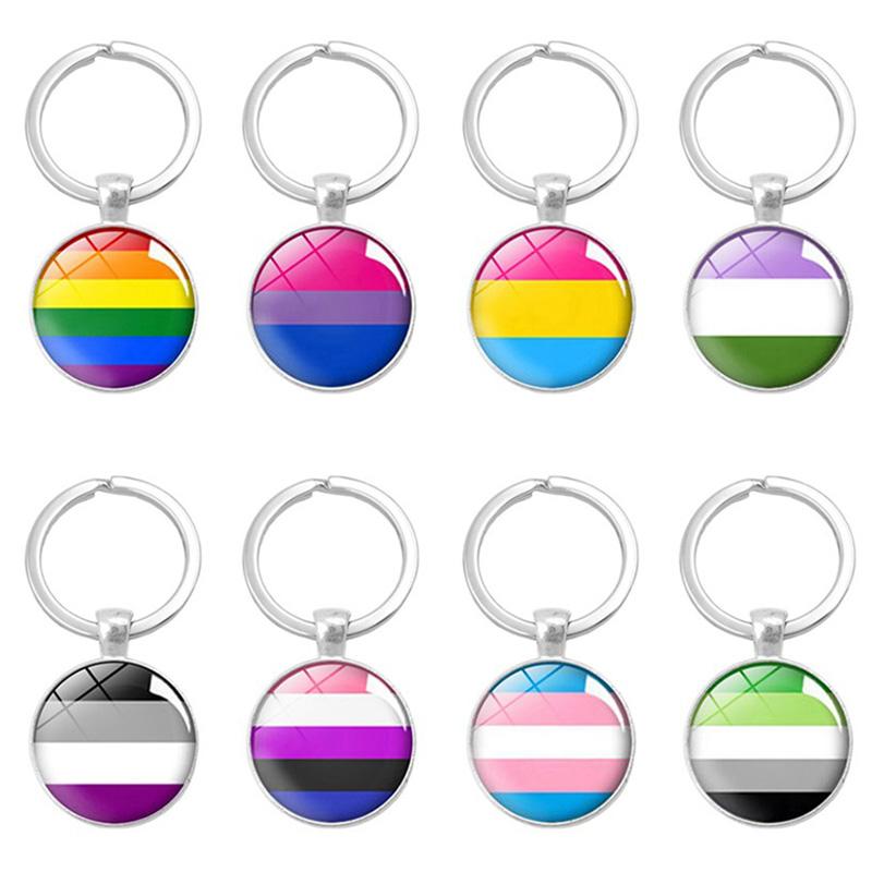 Keychains Lesbian Pride Rainbow Flag Po Cabochon Glass Pendant Keychain Gay Jewelry Accessories Key Rings Chain
Keychains Lesbian Pride Rainbow Flag Po Cabochon Glass Pendant Keychain Gay Jewelry Accessories Key Rings Chain
