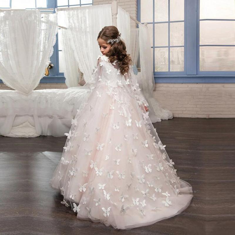 Girl's Dresses Flower Girl For Wedding Sheer Lace Applique Back Girls Pageant Gowns Princess, Picture color
Girl's Dresses Flower Girl For Wedding Sheer Lace Applique Back Girls Pageant Gowns Princess, Picture color