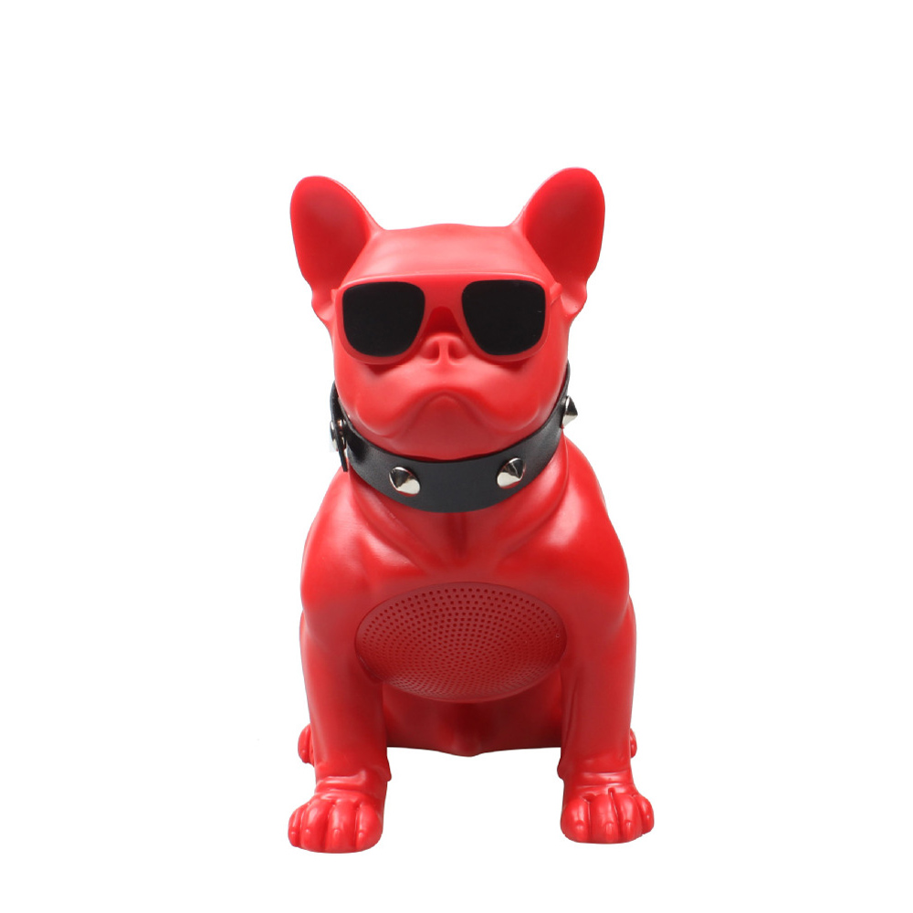 2021 Bluetooth speaker dog head bulldog gift ornaments wirele card M10 cartoon audio creative