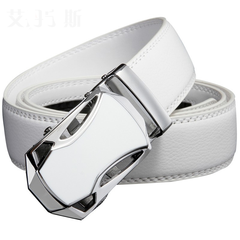 Belts Brand Designer White For Luxury Fashion Genuine Leather Belt High Quality Metal Automatic Buckle Strap Men, Black;brown
Belts Brand Designer White For Luxury Fashion Genuine Leather Belt High Quality Metal Automatic Buckle Strap Men, Black;brown