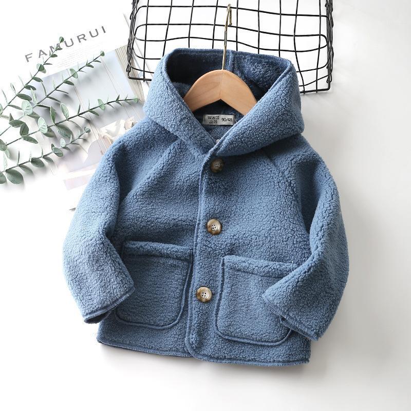 Jackets Kids Warm Coat Autumn Winter Thick Plus Velvet Children Fleece Hooded Outerwear For Baby Boys Girls 2-10 Years Jacket LC299, Blue;gray
Jackets Kids Warm Coat Autumn Winter Thick Plus Velvet Children Fleece Hooded Outerwear For Baby Boys Girls 2-10 Years Jacket LC299, Blue;gray