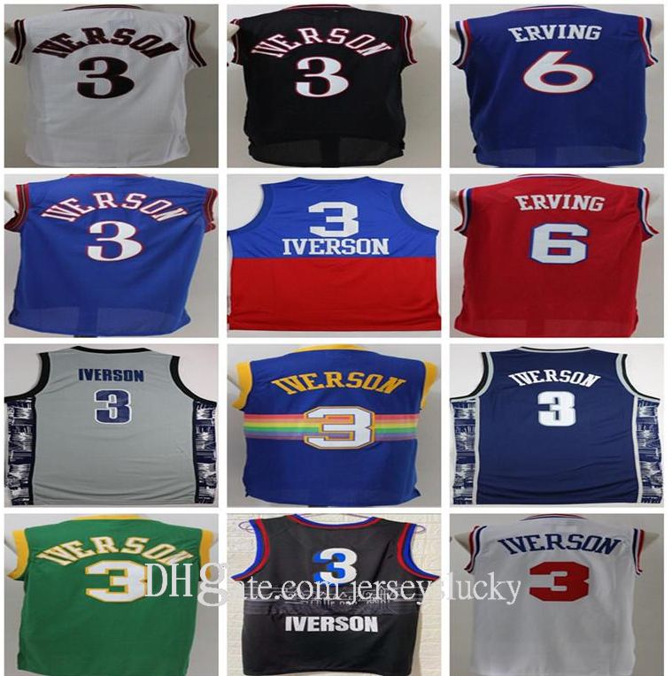 Men Basketball Jersey Georgetown Hoyas College Allen Iverson Jerseys 3 Dr J Julius Erving 6 Wilt Chamberlain 13 Blue Black White Red Breathable
Men Basketball Jersey Georgetown Hoyas College Allen Iverson Jerseys 3 Dr J Julius Erving 6 Wilt Chamberlain 13 Blue Black White Red Breathable