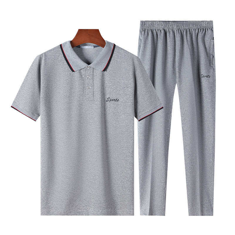 Men's suit middle aged and old men's sportswear leisure summer thin father polos, Black
Men's suit middle aged and old men's sportswear leisure summer thin father polos, Black