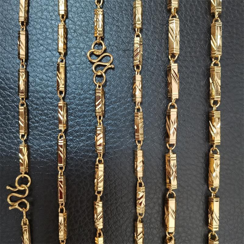 18k Gold filled mens solid chain long classic Necklace jewelry 4-6mm band width 50cm 60cm 70cm Length
18k Gold filled mens solid chain long classic Necklace jewelry 4-6mm band width 50cm 60cm 70cm Length