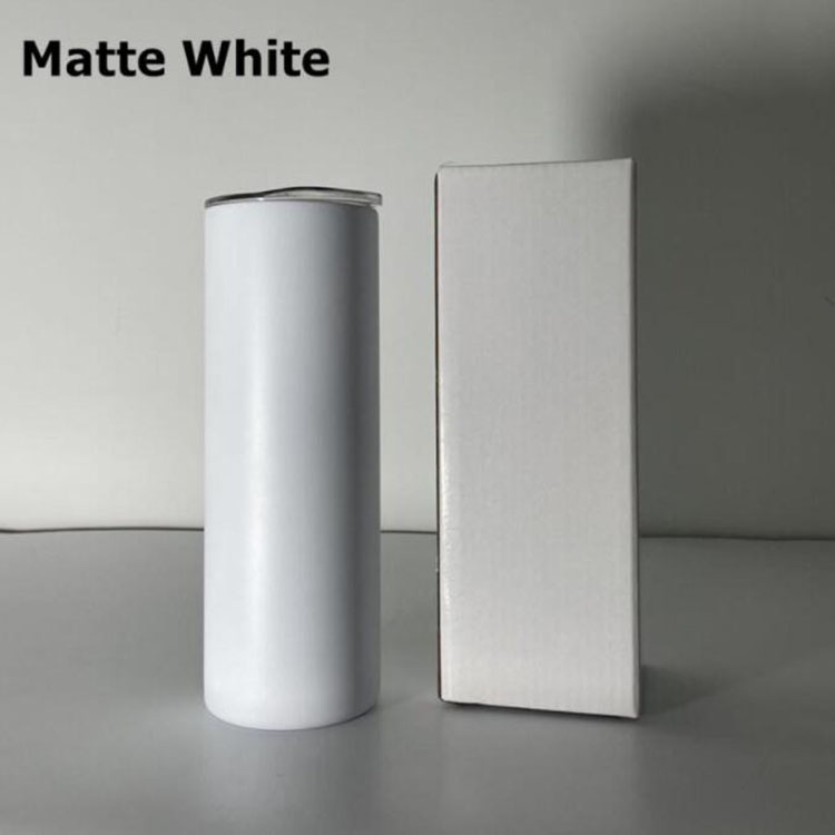 2021 arrived matte skinny tumblers 20oz straight sublimaiton blanks tumbler 600ml stainless steel coffee mug sippy cup, White
2021 arrived matte skinny tumblers 20oz straight sublimaiton blanks tumbler 600ml stainless steel coffee mug sippy cup, White