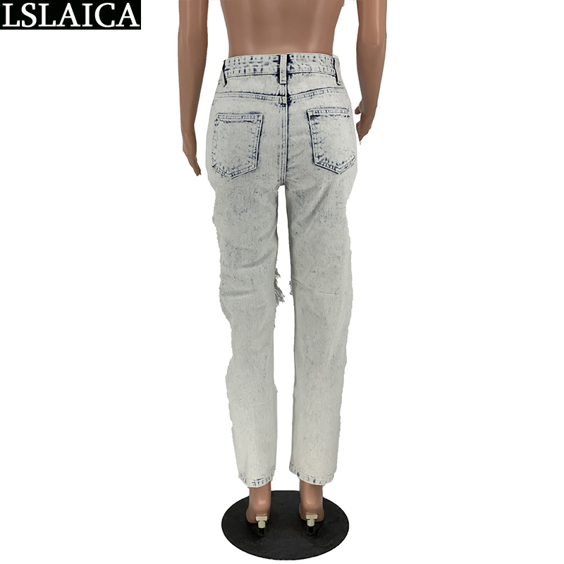 Denim Woman Pants Mid Waist Fall Fashion Patchwork Straight Long Trousers Plus Size Streetwear Women Jeans Sweat 210515