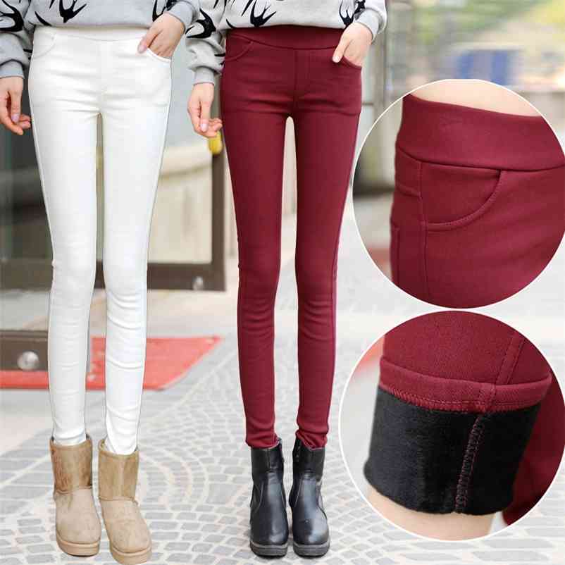 Winter High Waist Velvet Womens Trousers Black White Streetwear Skinny Warm Pants Women Autumn Fashion Pencil Female 210524, Green
Winter High Waist Velvet Womens Trousers Black White Streetwear Skinny Warm Pants Women Autumn Fashion Pencil Female 210524, Green