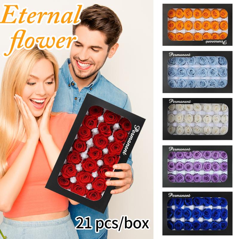 21pcs/Box DIY 2-3cm Eternal Roses Natural Preserved Flowers Immortal Rose Mothers Day Gift Wedding Decoration Drop Decorative & Wreaths, 21pcs black
21pcs/Box DIY 2-3cm Eternal Roses Natural Preserved Flowers Immortal Rose Mothers Day Gift Wedding Decoration Drop Decorative & Wreaths, 21pcs black