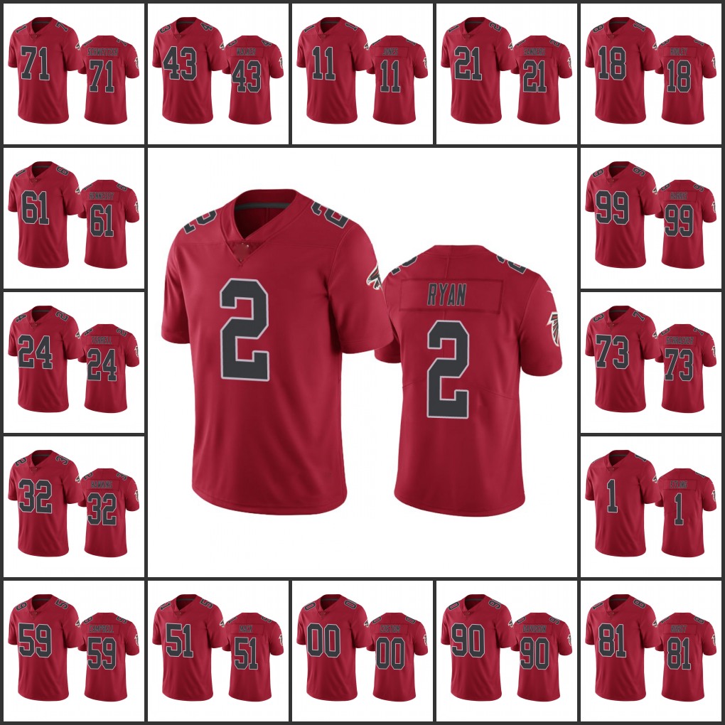 Jersey Atlanta''Falcons''Men #24 A.J. Terrell 11 Julio Jones 2 Matt Ryan''NFL''Women Youth Custom Color Rush Limited Jersey
Jersey Atlanta''Falcons''Men #24 A.J. Terrell 11 Julio Jones 2 Matt Ryan''NFL''Women Youth Custom Color Rush Limited Jersey