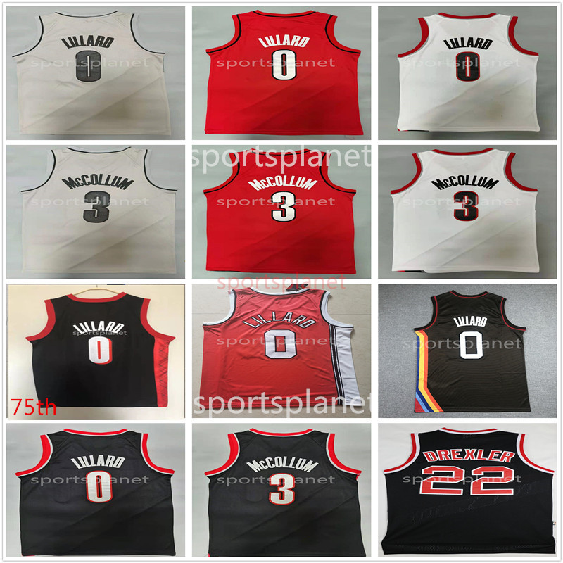 2021 2022 Mens 75th Basketball Jersey Damian 0 Lillard CJ 3 McCollum City Retro Clyde 22 Drexler Carmelo 00 Anthony Shirt, Black;red
2021 2022 Mens 75th Basketball Jersey Damian 0 Lillard CJ 3 McCollum City Retro Clyde 22 Drexler Carmelo 00 Anthony Shirt, Black;red