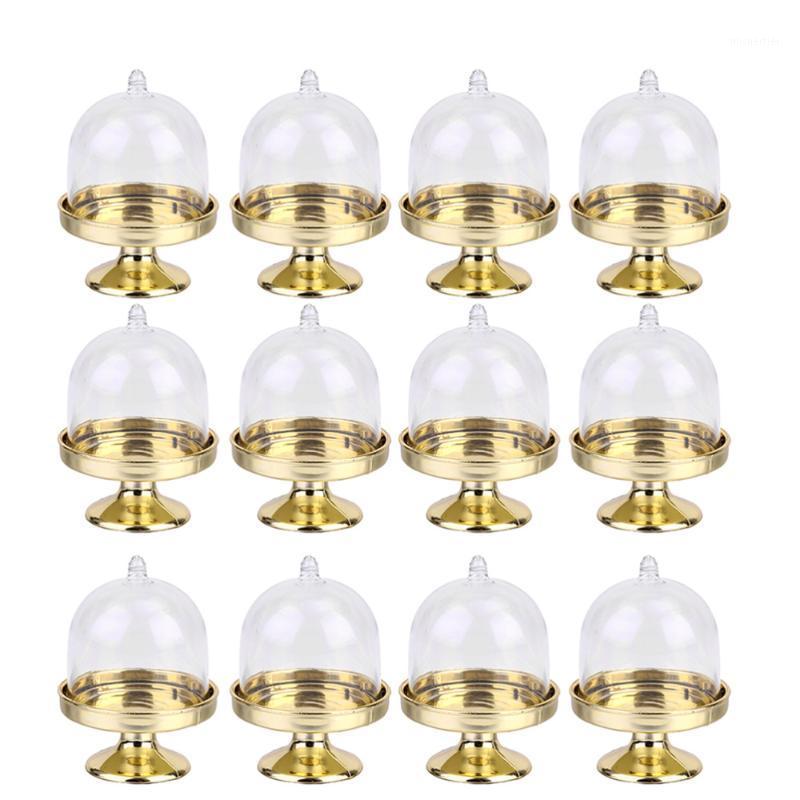 Gift Wrap 12pcs Transparent Candy Storage Boxes Creative Dessert Cupcake Holder Party Cake Tray (Golden Base)
Gift Wrap 12pcs Transparent Candy Storage Boxes Creative Dessert Cupcake Holder Party Cake Tray (Golden Base)